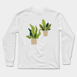 Mid Century Modern Planters Long Sleeve T-Shirt